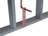 109 Series Copper-bonded L Bracket for Toilet  - SKU: 109-A-9