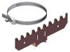 Copper-bonded Pipe-on-pipe Bracket Kits  - SKU: 110-S 1/2