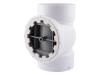 TestRite PVC DWV Test/Cleanout Tee with Plug 4 in.
