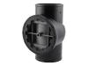 TestRite No-Hub DWV Test/Cleanout Tee with Plug 4 in.