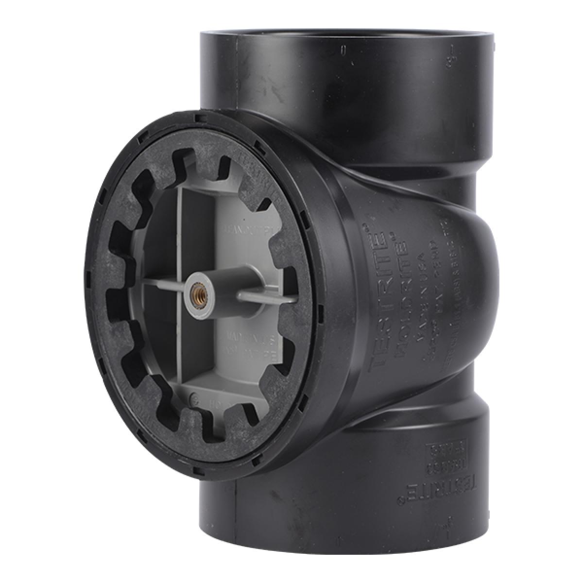 TestRite ABS Cleanout Plug with Brass Insert - DWV | HoldRite