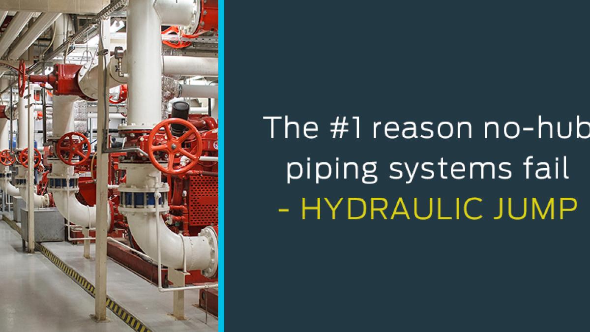 "HoldRite hydraulic jump assembly designed to improve plumbing system performance and reliability