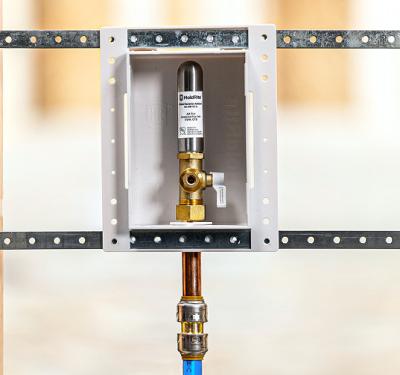 HoldRite pre-assembled ice maker outlet box for rough-in plumbing installations