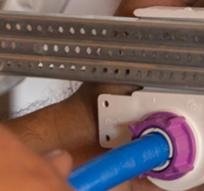 PEX pipe supports providing stable and consistent pipe alignment