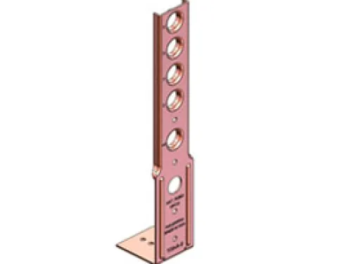 109 Series Copper-bonded L Bracket for Toilet  - SKU: 109-A-9