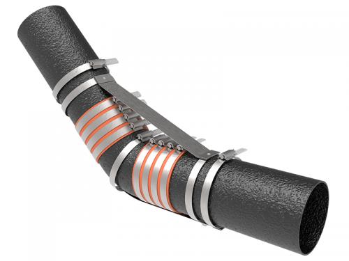 L Series 22.5°, 45° and 60° Bend No-hub Fitting Restraint | HoldRite