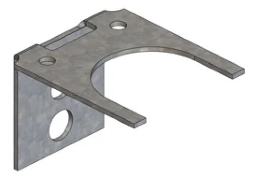 121 Series Galvanized 90° Bracket 