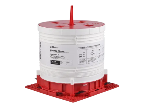 HydroFlame™ Pro Through-Slab Telescoping Firestop Sleeves 4-5 in.