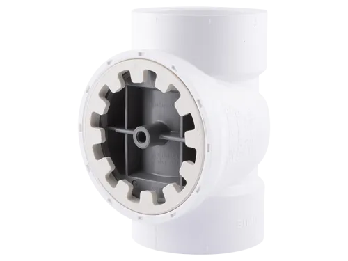 TestRite PVC DWV Test/Cleanout Tee with Plug 3 in.