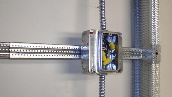 Electrical conduit support bracket for tubing and outlet box mounting