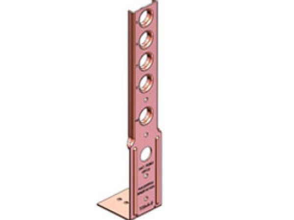 109 Series Copper-bonded L Bracket for Toilet  - SKU: 109-A-9