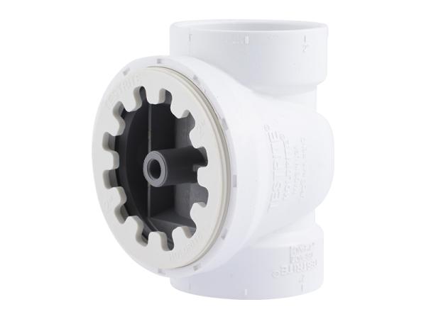 TestRite PVC DWV Test/Cleanout Tee with Plug 2 in.