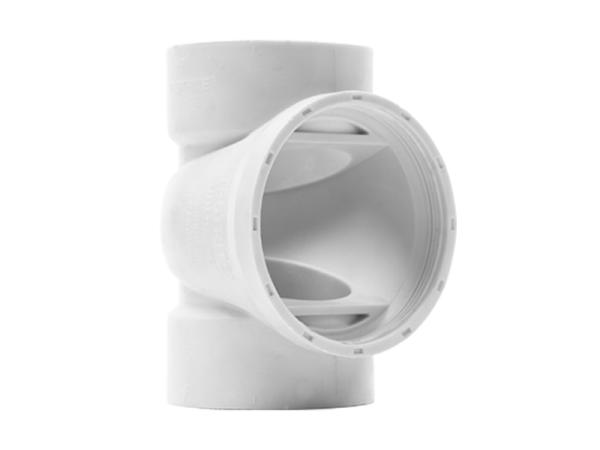 TestRite PVC DWV Test/Cleanout Tee 3 in.