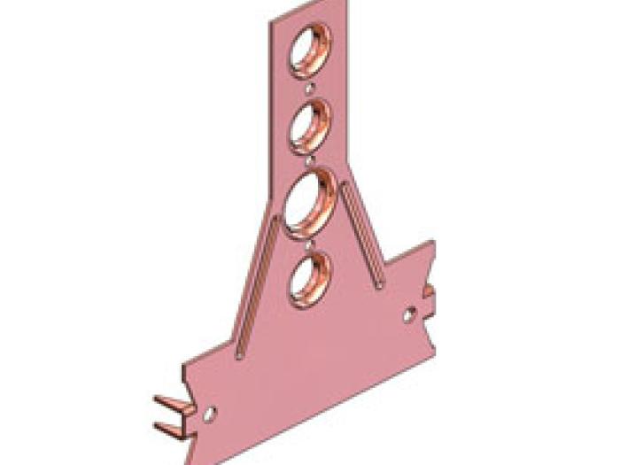 109 Series Copper-bonded Bracket for Nail Plate and Toilet 
