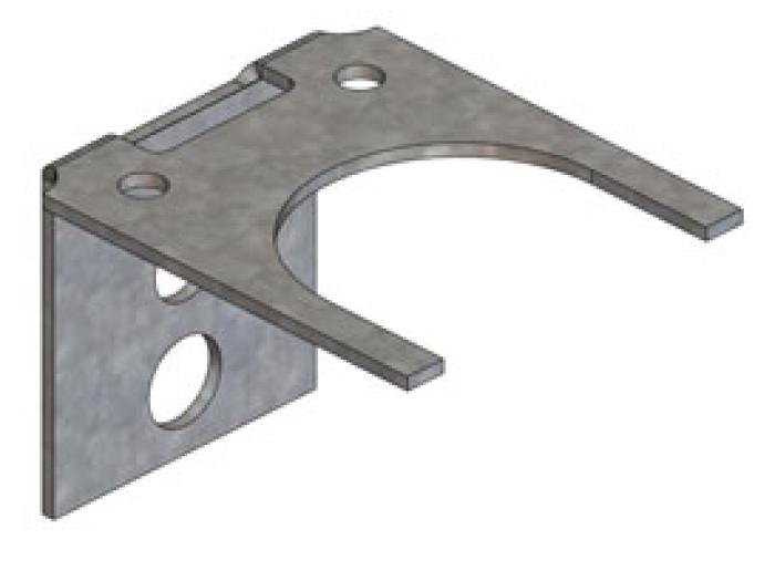 121 Series Galvanized 90° Bracket 
