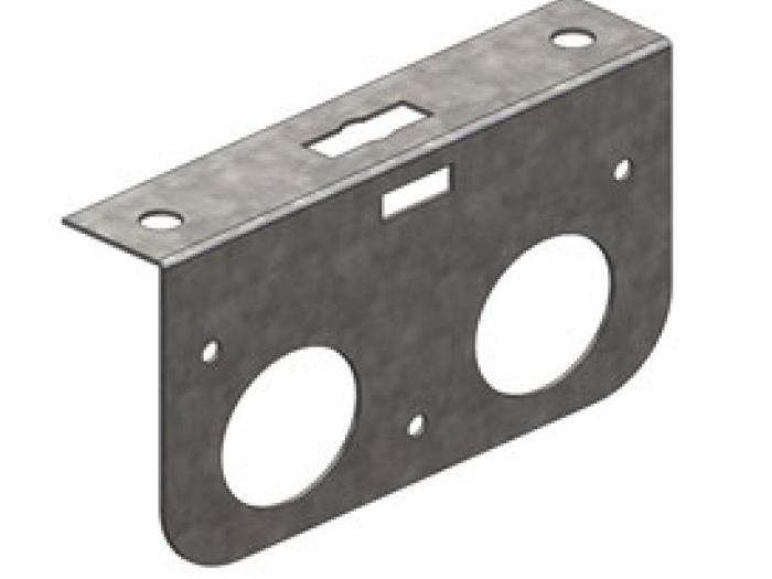 121 Series Galvanized 90° Hanger  - SKU: 121-D