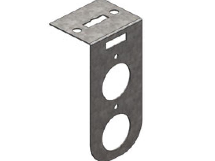 121 Series Galvanized 90° Hanger  - SKU: 121-L