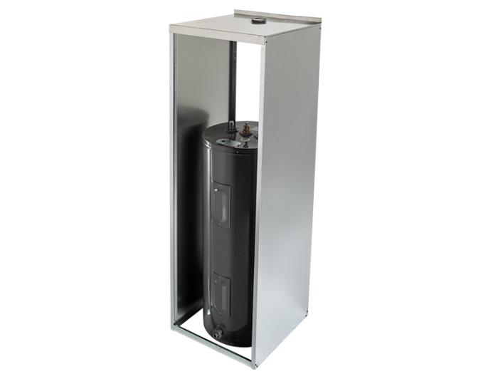Water heater shed