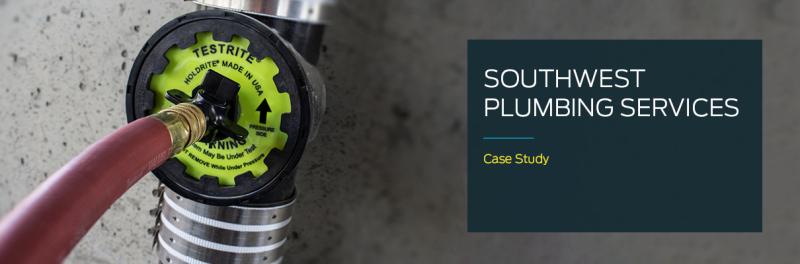 Southwest Plumbing team featured in a customer testimonial for plumbing solutions