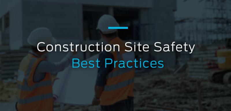 Construction best practices shown on an active jobsite focused on safety and efficiency